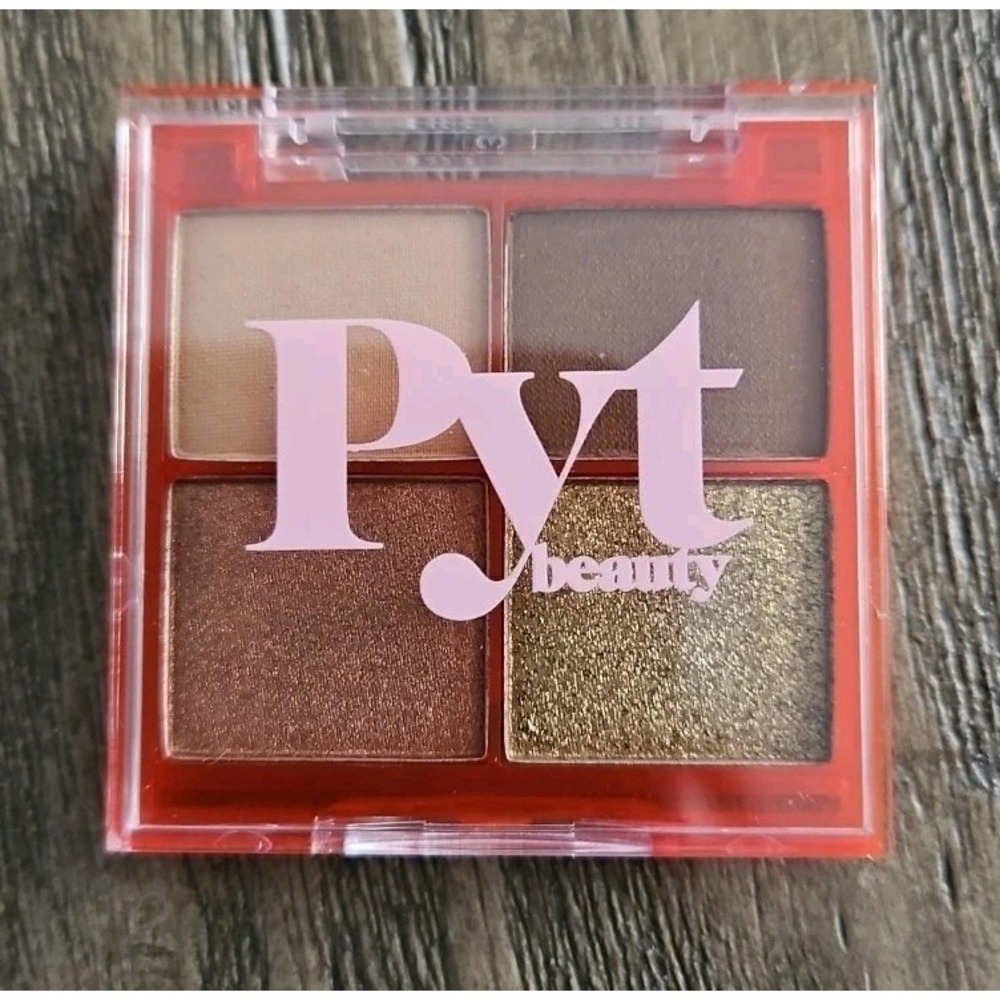 New Pyt Beauty 4 Quad Upcyle Eyeshadow/Warm Lit Nude Mini